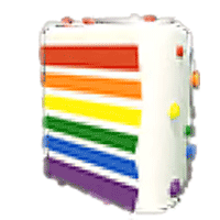 Rainbow Cake Chew Toy - Uncommon from Pride Update 2023